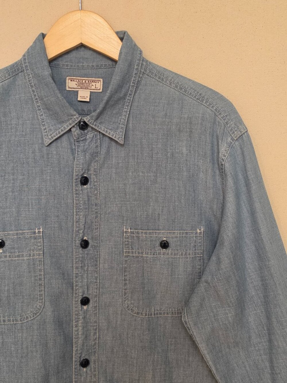 Wallace and Barnes Denim Shirt L